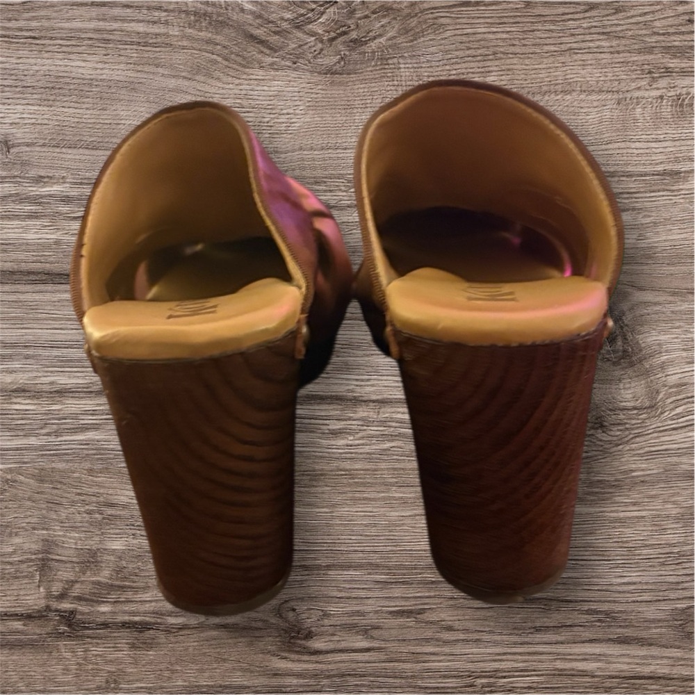 Kork-Ease Brown Leather Mules - Picture 4 of 4